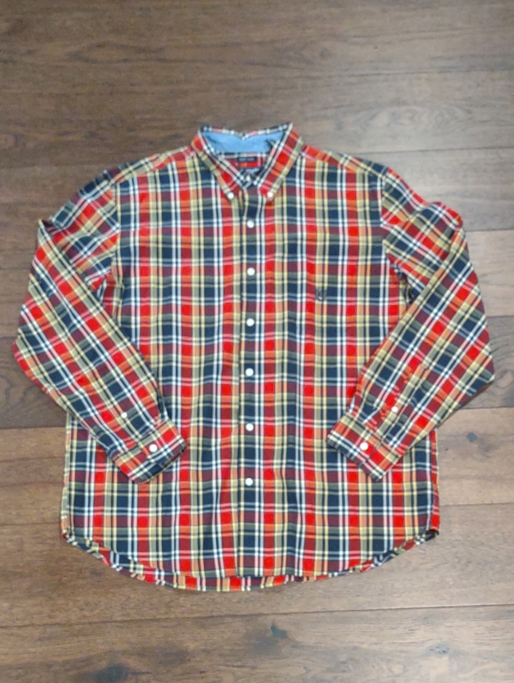 Men's Chaps Long Sleeve Button Shirt Size XL